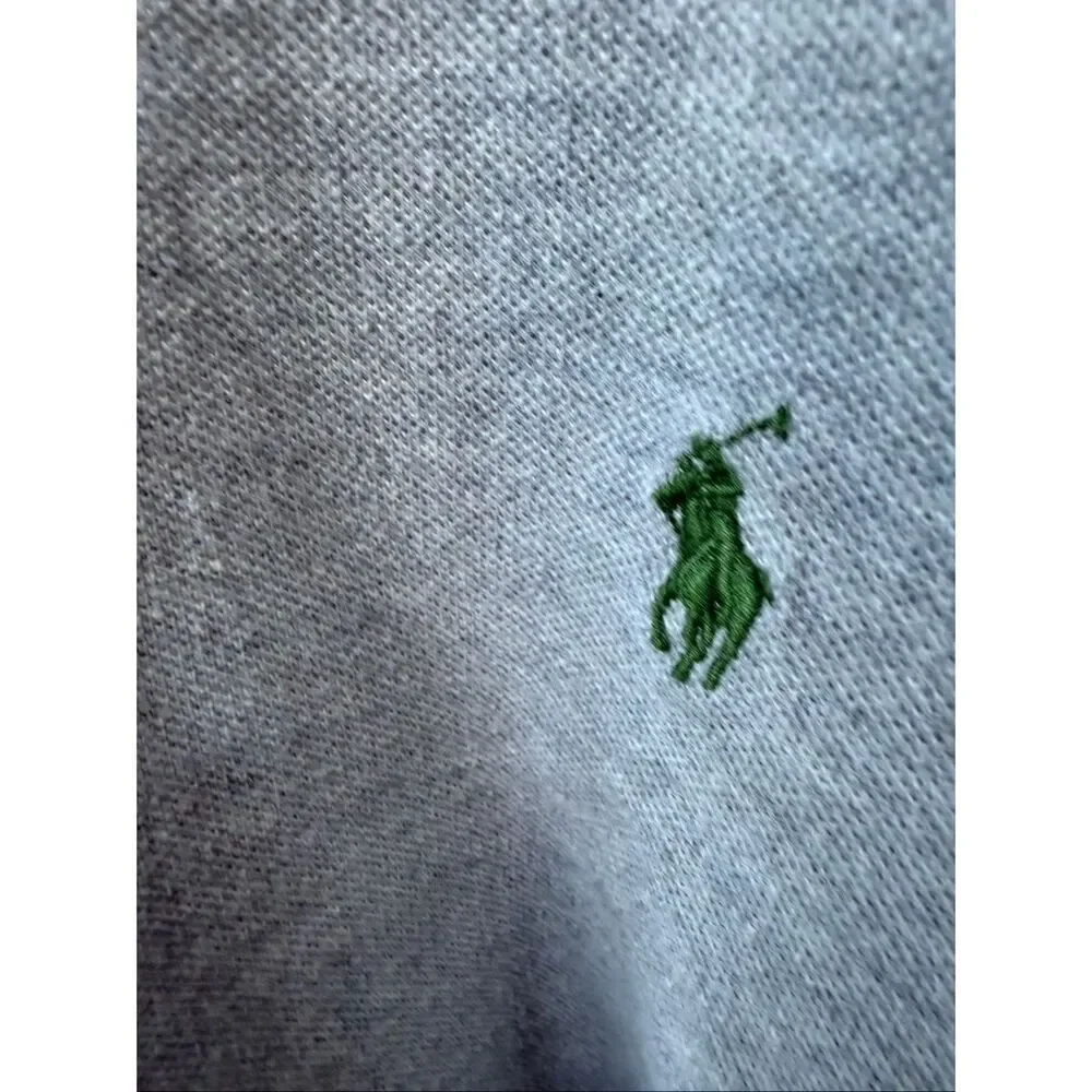 Polo Ralph Lauren Grey Pique Cotton Golf Shirt 5X